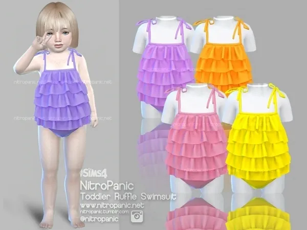 Toddler Ruffle Swimwear