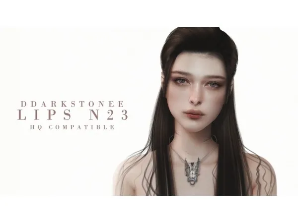 Alpha ddarkstonee LIPS N23 - The Sims 4 Custom Content