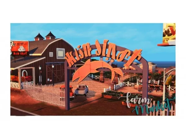 Maxis Match iiwa s Farm Market - The Sims 4 Custom Content