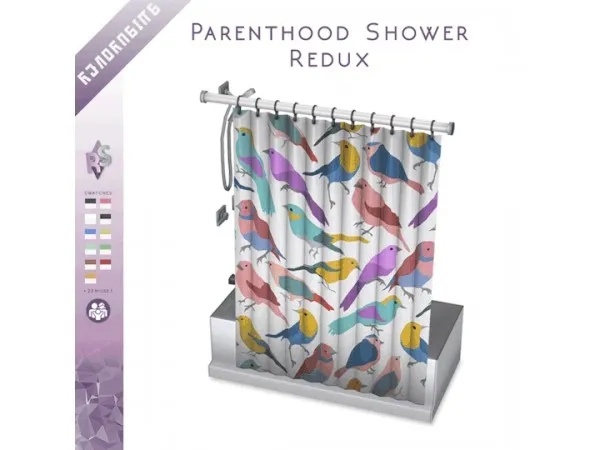 Maxis Match Parenthood Shower REDUX - The Sims 4 Custom Content
