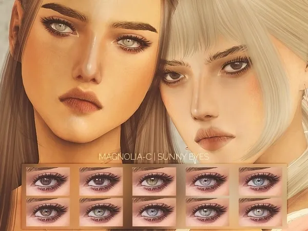 Alpha Magnolia C Sunny Eyes - The Sims 4 Custom Content