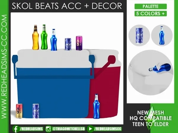 Maxis Match SKOL BEATS ACCDECOR - The Sims 4 Custom Content