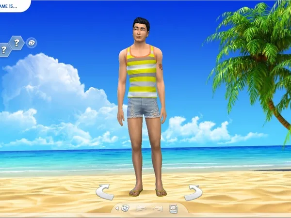 Mix Inviting Beach CAS Background - The Sims 4 Custom Content