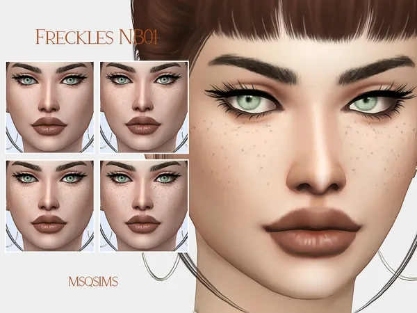 Maxis Match Freckles NB01 - The Sims 4 Custom Content