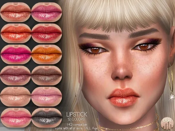 Alpha Lipstick BM19 tr by busra - The Sims 4 Custom Content