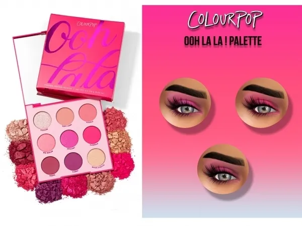 Alpha COLOUR POP OOH LA LA PALETTE - The Sims 4 Custom Content