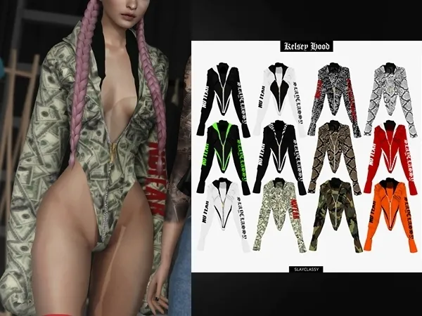 Alpha SlayClassy 105 Kelsey Hood - The Sims 4 Custom Content