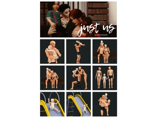 Alpha simmerberlin POSE DUMP 14 - The Sims 4 Custom Content
