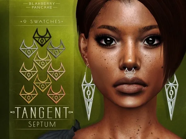 Maxis Match Blahberry Pancake Tangent Septum by blahberry-pancake - The Sims 4 custom content