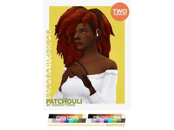 Maxis Match PATCHOULI by QWERTYSIMS - The Sims 4 Custom Content