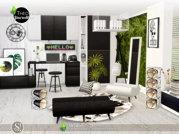 Alpha Theorem Hallway - The Sims 4 Custom Content