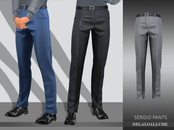 Maxis Match Belaloallure_Sergio pants - The Sims 4 Custom Content