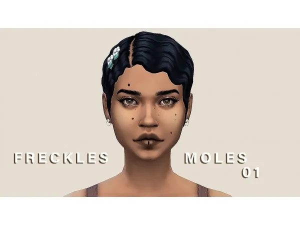 Maxis Match firora Freckles Moles N1 Constellation Moles - The Sims 4 Custom Content