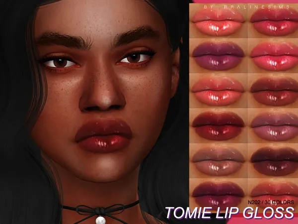 Mix Tomie Lip Gloss N202 - The Sims 4 Custom Content