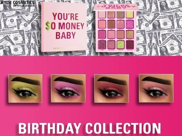 Maxis Match KYLIE COSMETICS BIRTHDAY COLLECTION 2019 PALETTE - The Sims 4 Custom Content