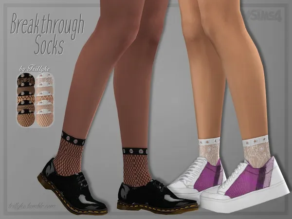 Maxis Match Trillyke Breakthrough Socks - The Sims 4 Custom Content