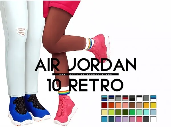 Maxis Match AIR JORDAN 10 RETRO by onyxsims - The Sims 4 Custom Content