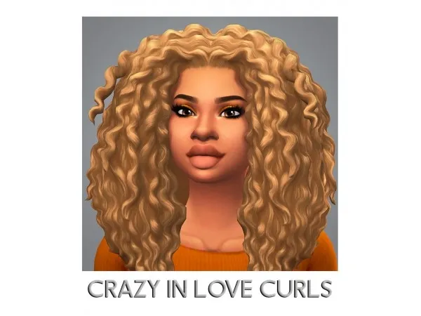 Maxis Match savvysweet Crazy in Love Curls - The Sims 4 Custom Content