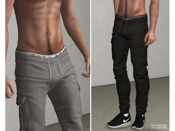 Alpha Jogger Pants by darte77 - The Sims 4 Custom Content