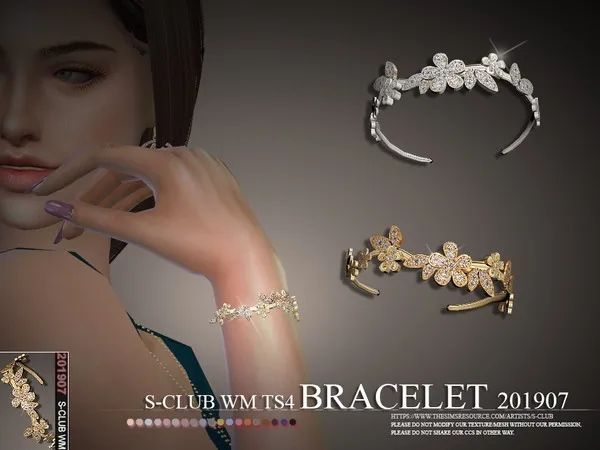 Mix S Club WM bracelet 201907 - The Sims 4 Custom Content