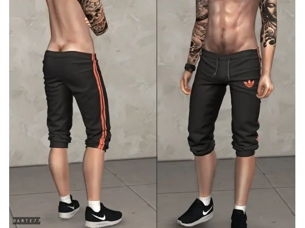 Alpha Gym Shorts by darte77 - The Sims 4 Custom Content