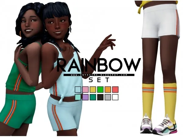 Maxis Match RAINBOW SET by onyxsims - The Sims 4 Custom Content