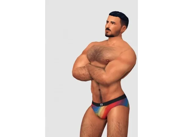 Maxis Match Lounger Briefs Deluxe by xldsims - The Sims 4 Custom Content
