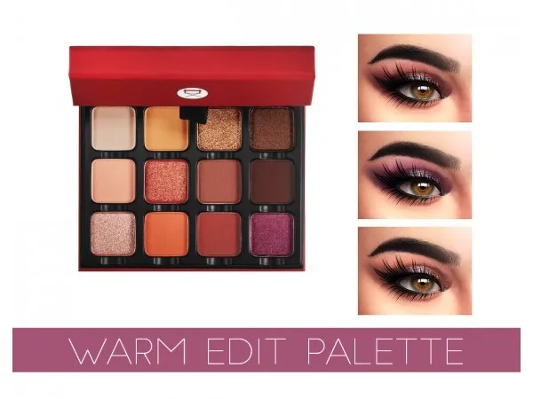 WARM EYESHADOW PALETTE
