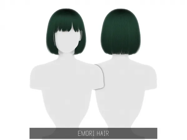Emori Hair - The Sims 4 Custom Content
