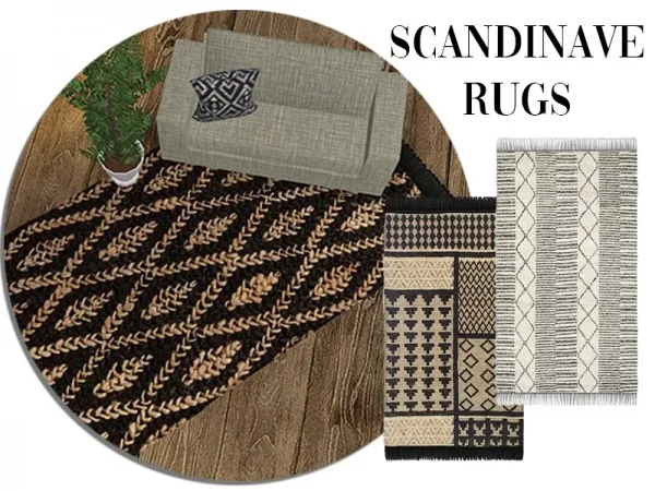 Mix Scandinave Rugs by celinaccsims - The Sims 4 Custom Content