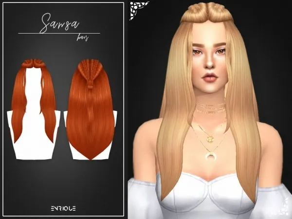 Maxis Match [EnriqueS4] Sansa Hairstyle - The Sims 4 Custom Content