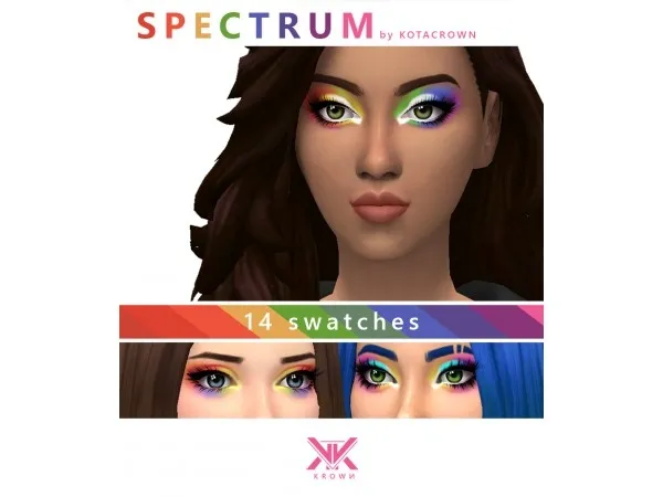 Maxis Match S P E C T R U M by KOTACROWN - The Sims 4 Custom Content