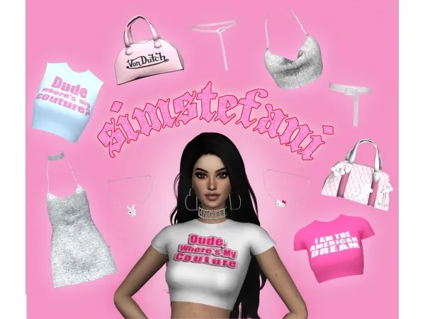 Alpha WHERES MY COUTURE SET - The Sims 4 Custom Content