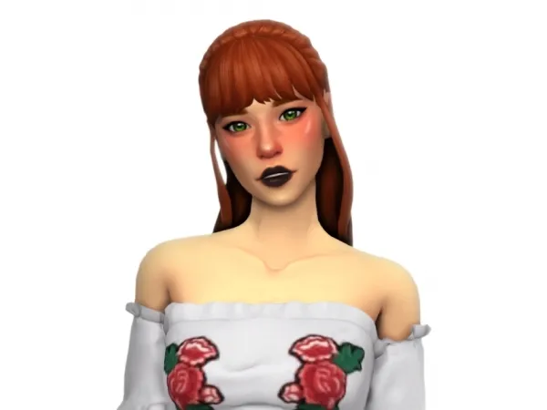 Maxis Match SimMandy Folhas Hair by simsfinds - The Sims 4 Custom Content