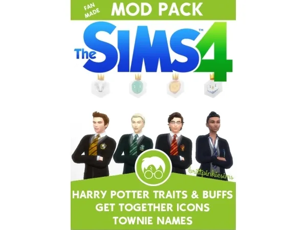 Maxis Match Harry Potter Mod Pack by simsfinds - The Sims 4 Custom Content