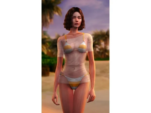 Alpha astya96cc Dead Or Alive Swimsuits Set 2 - The Sims 4 Custom Content