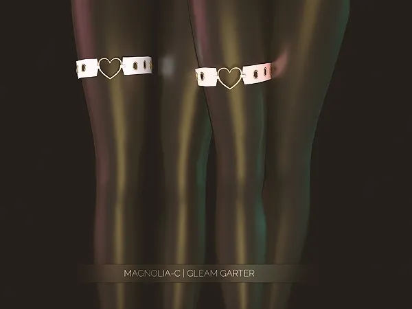 Maxis Match Magnolia C Gleam Garter - The Sims 4 Custom Content
