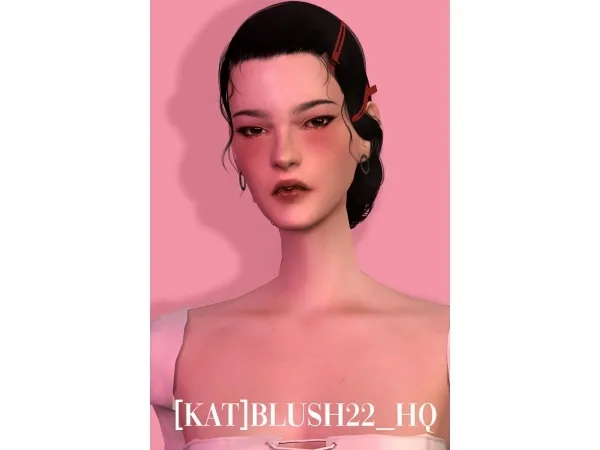 Alpha blush21 y by Katrina - The Sims 4 Custom Content