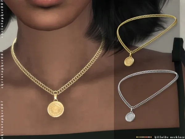 Maxis Match Hillside Necklace Christopher067 - The Sims 4 Custom Content