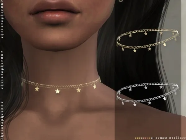 Mix Romeo Necklace Christopher067 - The Sims 4 Custom Content
