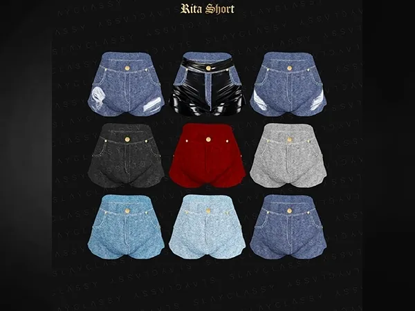 Alpha SlayClassy 107 Rita Short - The Sims 4 Custom Content
