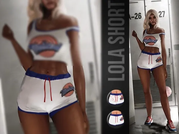 Alpha SlayClassy Halloween 108 Lola Short - The Sims 4 Custom Content