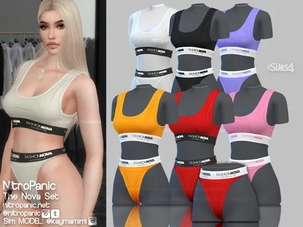 Alpha The Nova Set (BOTTOM) - The Sims 4 Custom Content