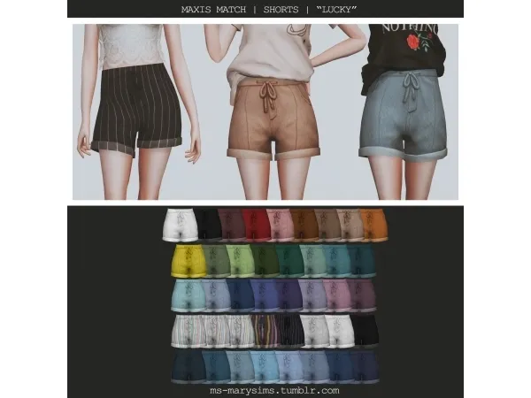 Maxis Match MAXIS MATCH by Shorts Lucky - The Sims 4 Custom Content