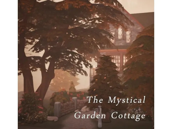 Alpha seraphinabelle The Mystical Garden Cottage - The Sims 4 Custom Content