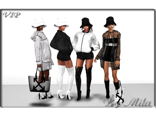 Alpha milasimsworld vip set - The Sims 4 Custom Content