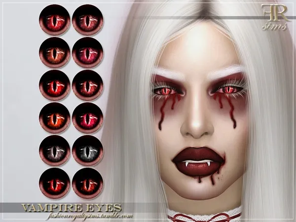 Alpha FRS Vampire Eyes - The Sims 4 Custom Content