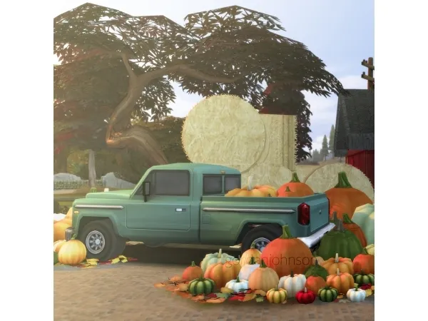 Maxis Match simnematographygj 10 Pumpkin PatchAutumn Farm - The Sims 4 Custom Content