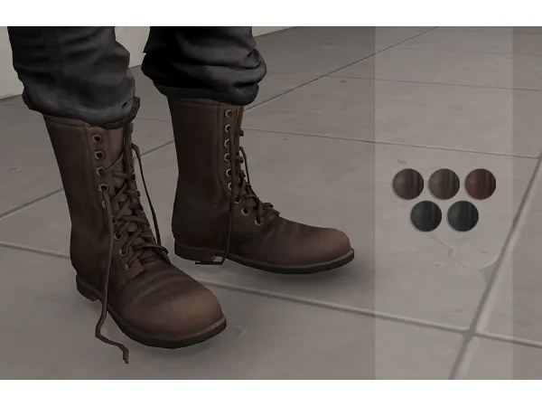 Maxis Match darte77 High Top Boots - The Sims 4 Custom Content