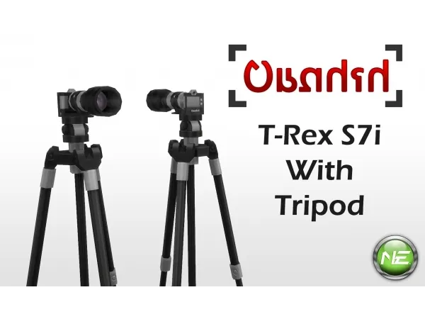 Maxis Match Candid T Rex S7i Camera Tripod 15 Colors by New Era - The Sims 4 Custom Content